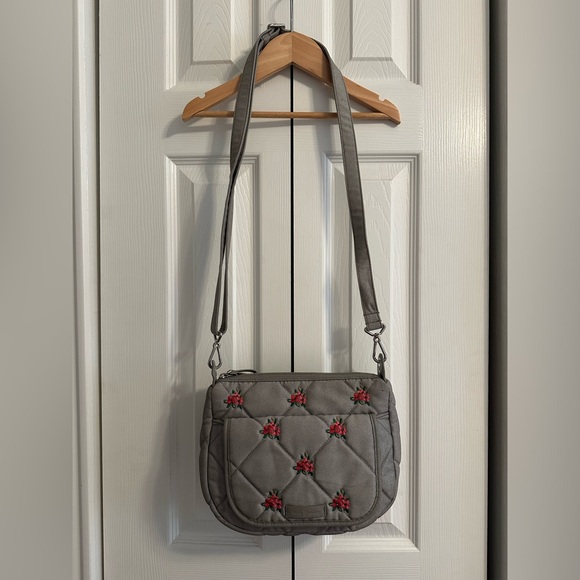 Vera Bradley: Iconic Turnabout Crossbody-Denim Gray - Picture 4 of 8